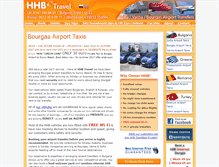 Tablet Screenshot of bourgasairporttaxis.com